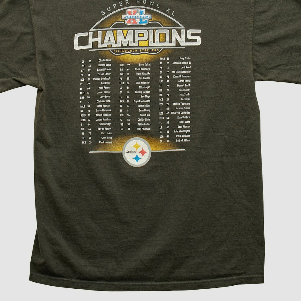 Fanatics Pittsburgh Steelers Reebok 2006 T-shirt Charcoal Vintage