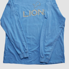 Fanatics Detroit Lions NFL 2000s Long Sleeve T-shirt Light Blue Vintage