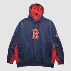 Boston Red Sox Majestic 2000s Hooded Pullover Sweatshirt - Navy - XVintage - Fanatics Online