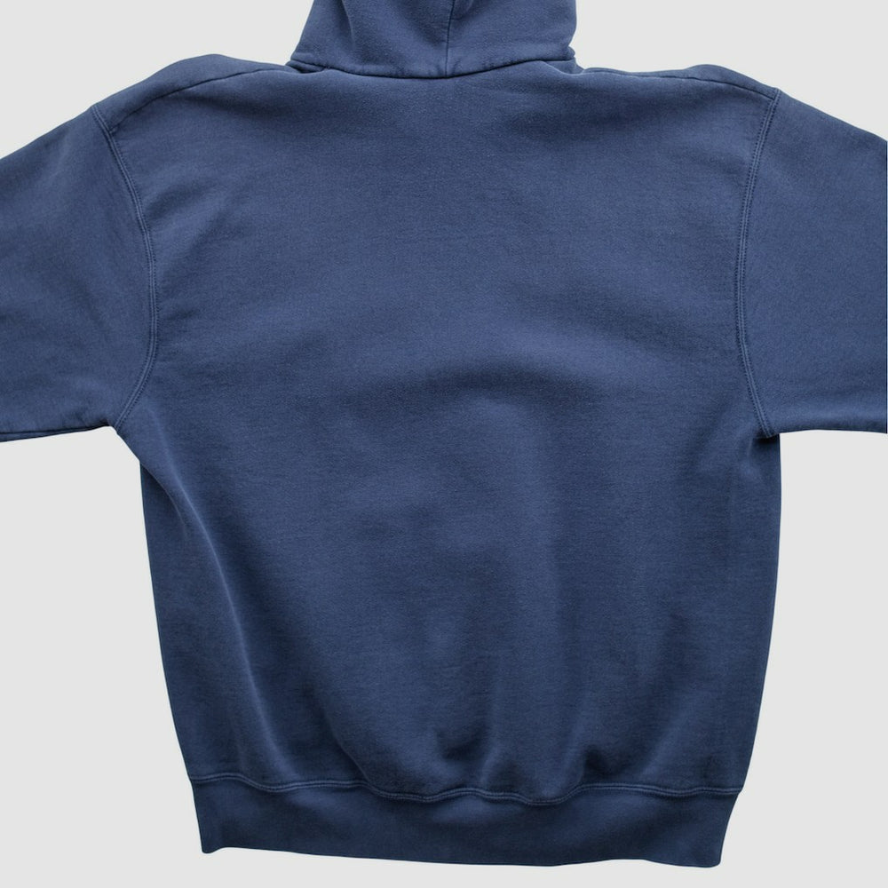 Fanatics Denver Broncos Pro Player 90s Hooded Pullover Sweatshirt Navy Vintage