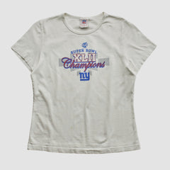 Fanatics Super Bowl XLII NFL 2008 T-shirt White Vintage