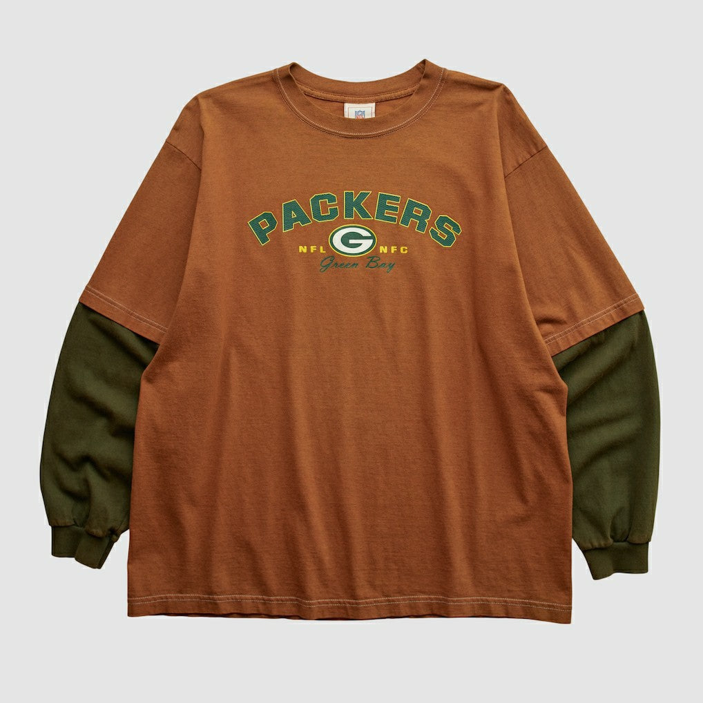 Fanatics Green Bay Packers NFL 2000s Long Sleeve T-shirt Clay Vintage