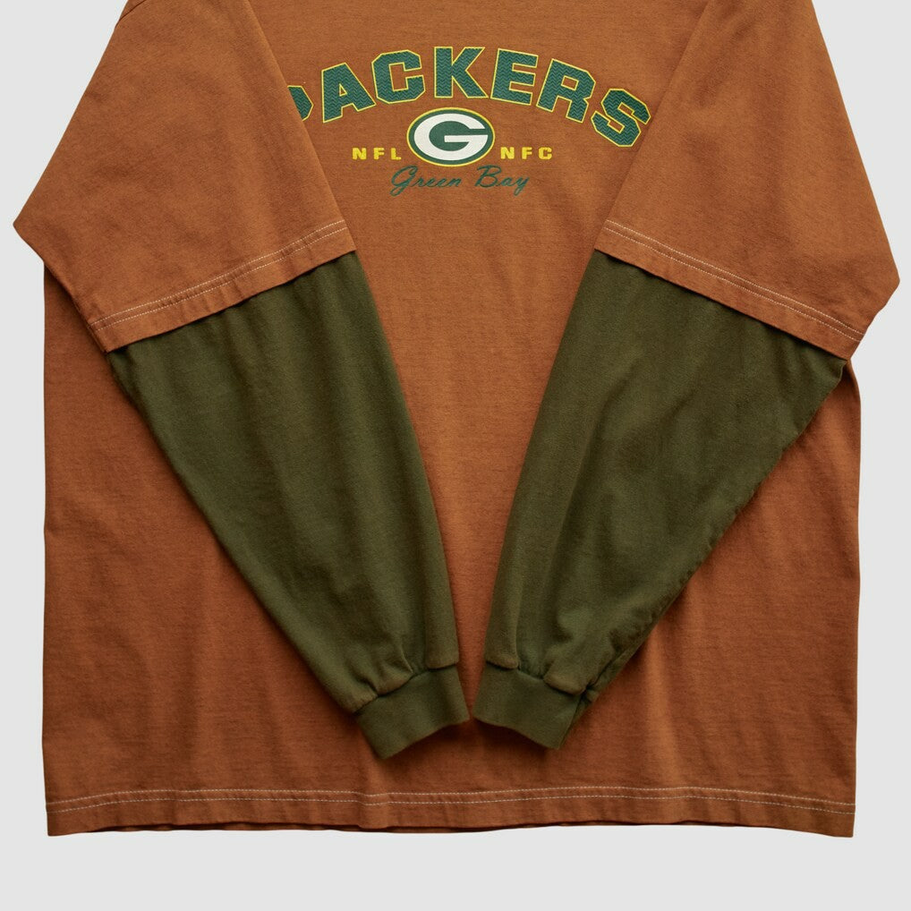 Fanatics Green Bay Packers NFL 2000s Long Sleeve T-shirt Clay Vintage