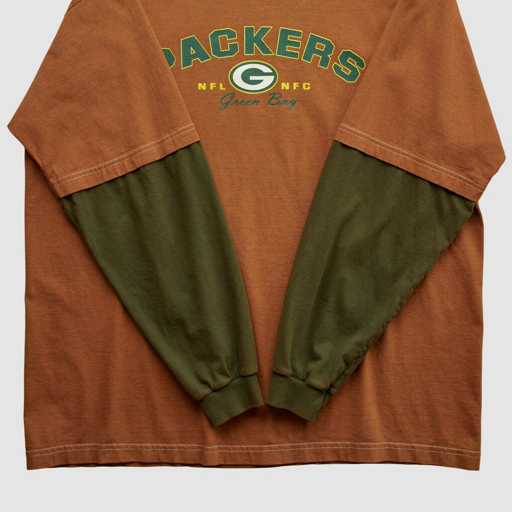 Fanatics Green Bay Packers NFL 2000s Long Sleeve T-shirt Clay Vintage