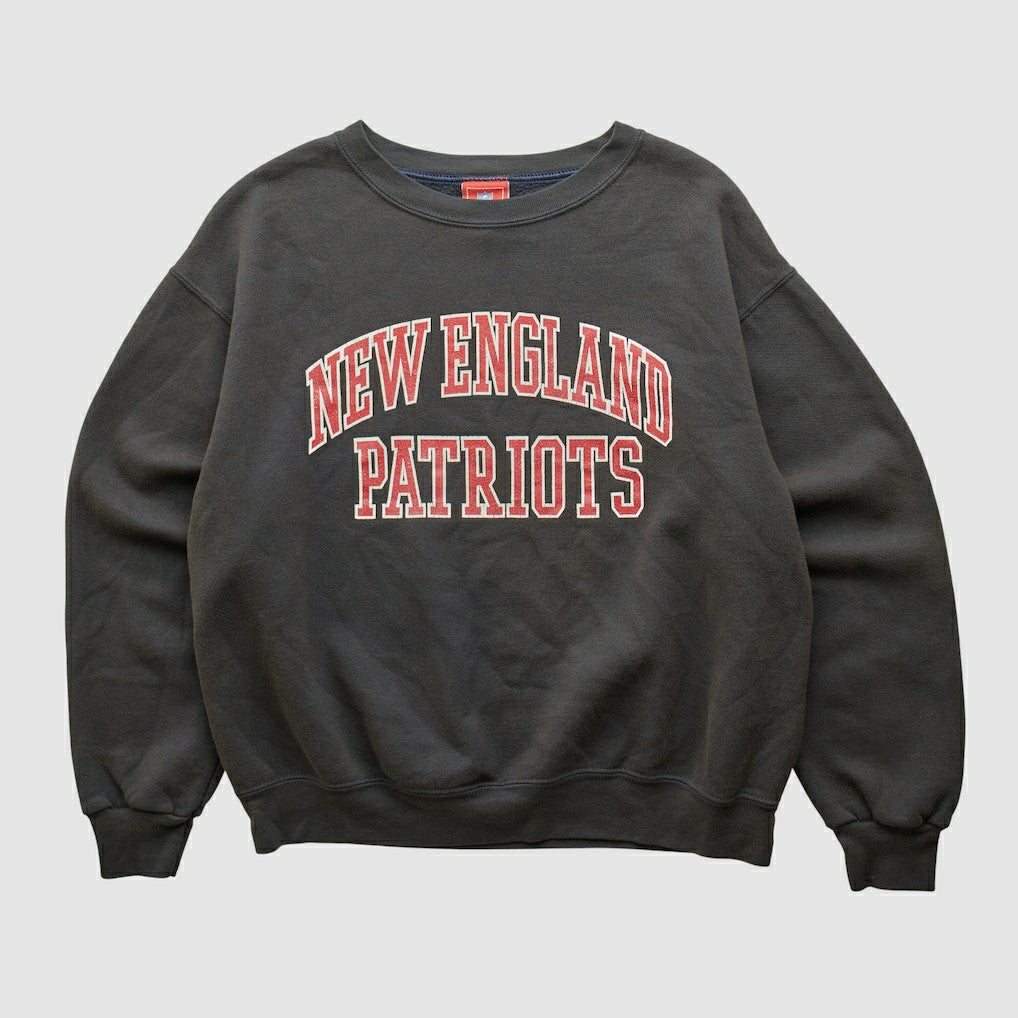 Fanatics New England Patriots NFL 2000s Pullover Sweatshirt Black Vintage