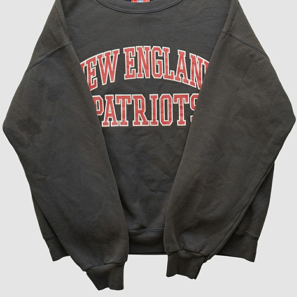 Fanatics New England Patriots NFL 2000s Pullover Sweatshirt Black Vintage