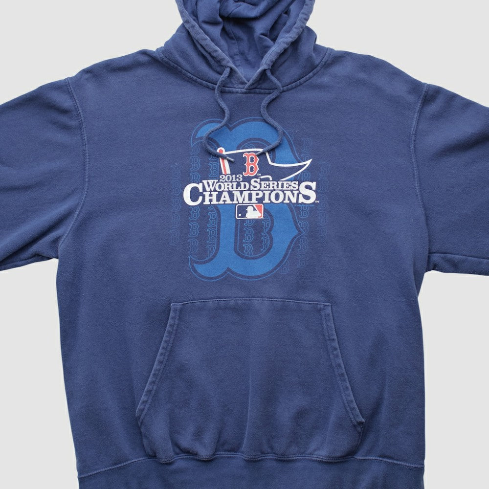 World Series Genuine Merchandise 2013 Hooded Pullover Sweatshirt - Navy - Vintage - Fanatics Discount