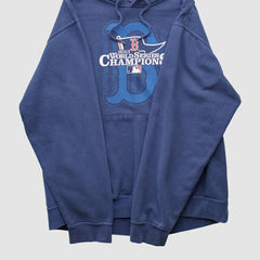World Series Genuine Merchandise 2013 Hooded Pullover Sweatshirt - Navy - Vintage - Fanatics Discount