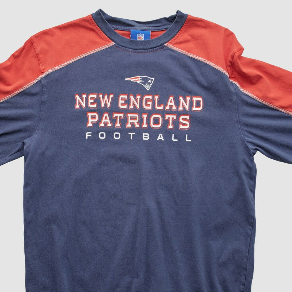 Fanatics New England Patriots NFL 2000s Long Sleeve T-shirt Navy Vintage