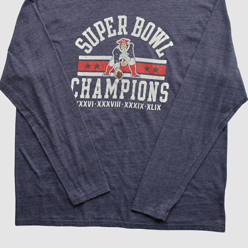 Fanatics New England Patriots NFL Pro Line 2015 Long Sleeve T-shirt Navy Vintage