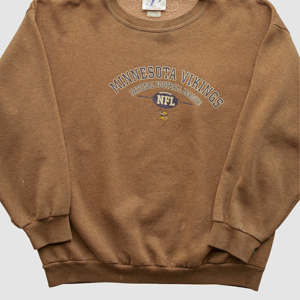 Fanatics Minnesota Vikings Logo Athletic 2000s Pullover Sweatshirt Clay Vintage