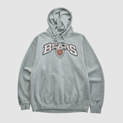 Fanatics Chicago Bears 2010s Hooded Pullover Sweatshirt Heather Gray Vintage