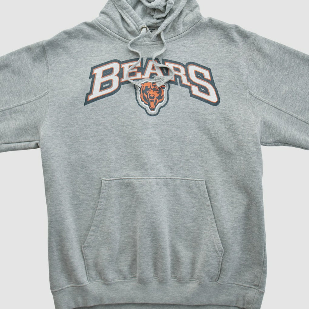 Fanatics Chicago Bears 2010s Hooded Pullover Sweatshirt Heather Gray Vintage