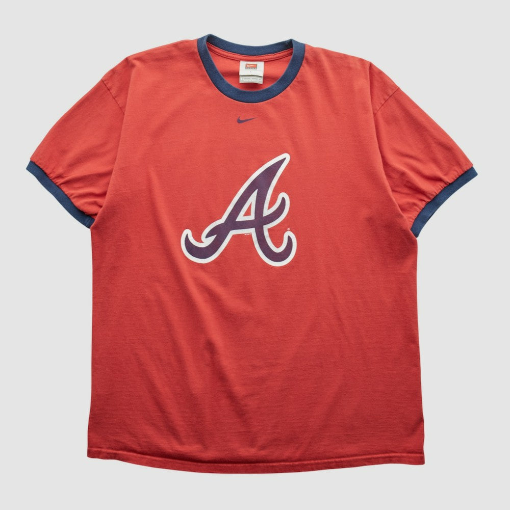 Atlanta Braves Nike 2000s T-shirt - Red - Vintage - Nike on Sale