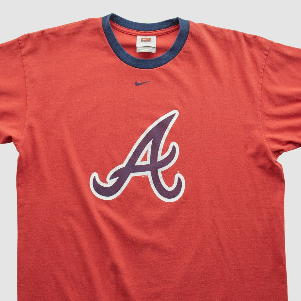 Atlanta Braves Nike 2000s T-shirt - Red - Vintage - Nike on Sale