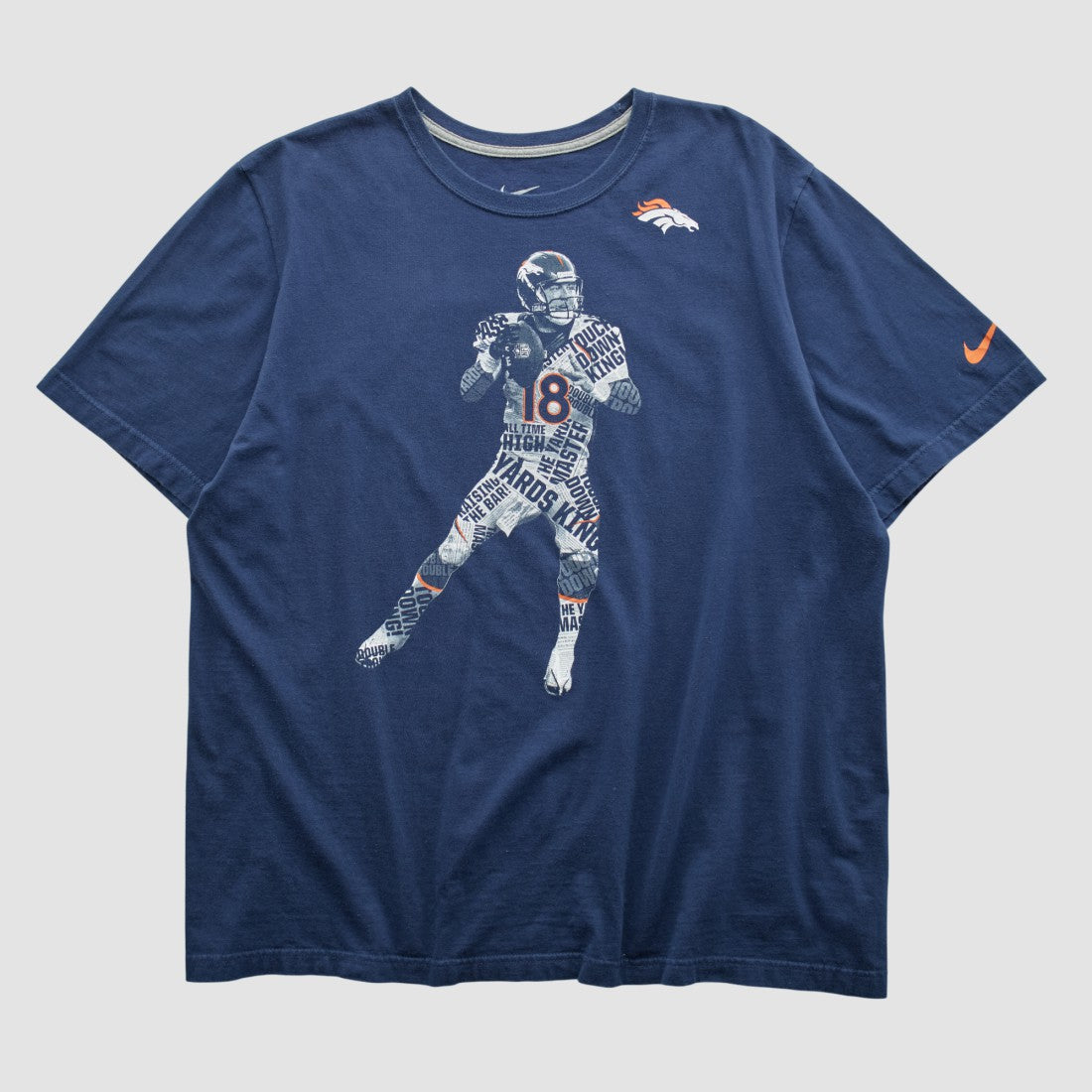 Fanatics Denver Broncos 2010s T-shirt Navy Vintage