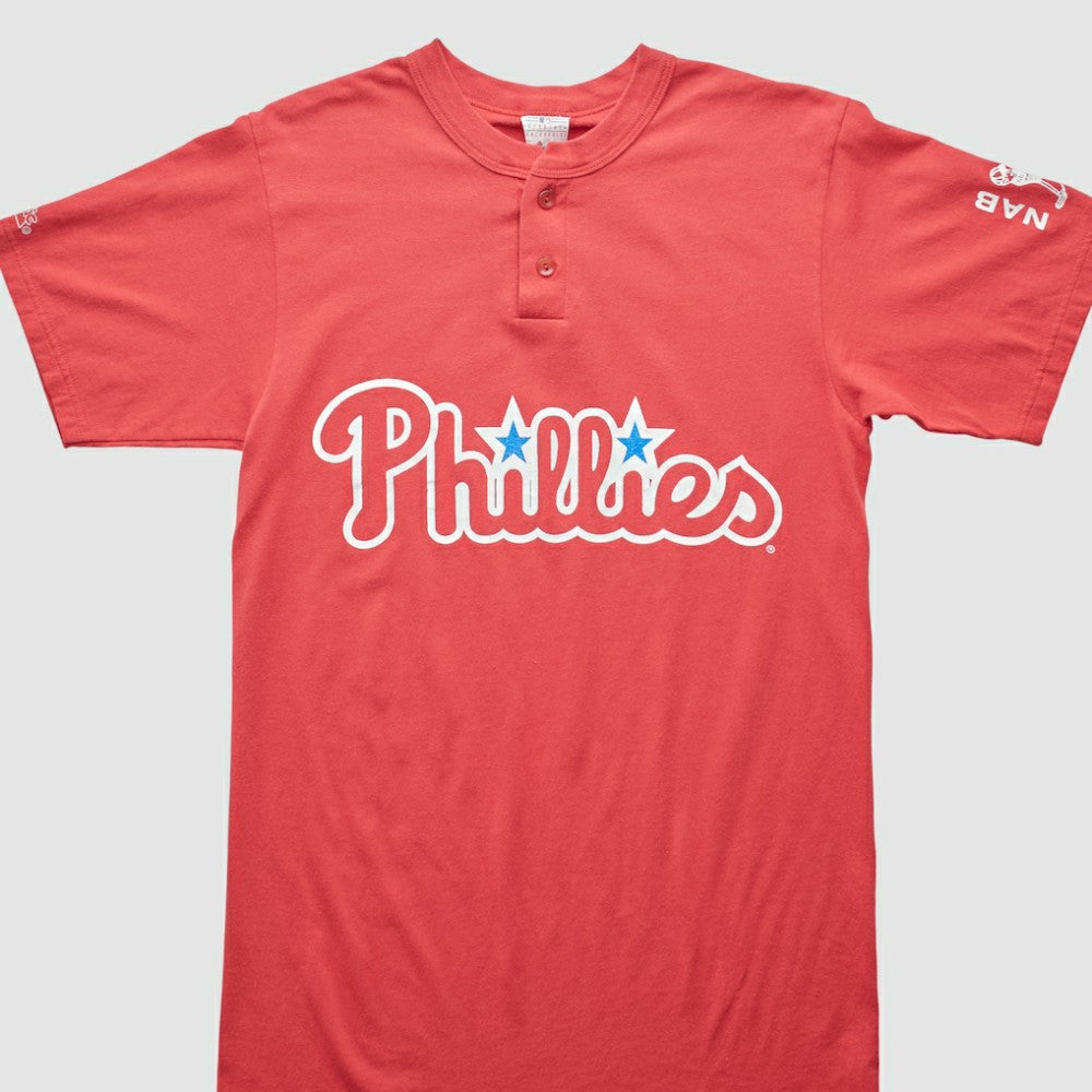 Philadelphia Phillies Majestic 2000s T-shirt - Red - Vintage - Fanatics Online