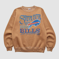 Fanatics Super Bowl XXVII Trench 1992 Pullover Sweatshirt Clay Vintage