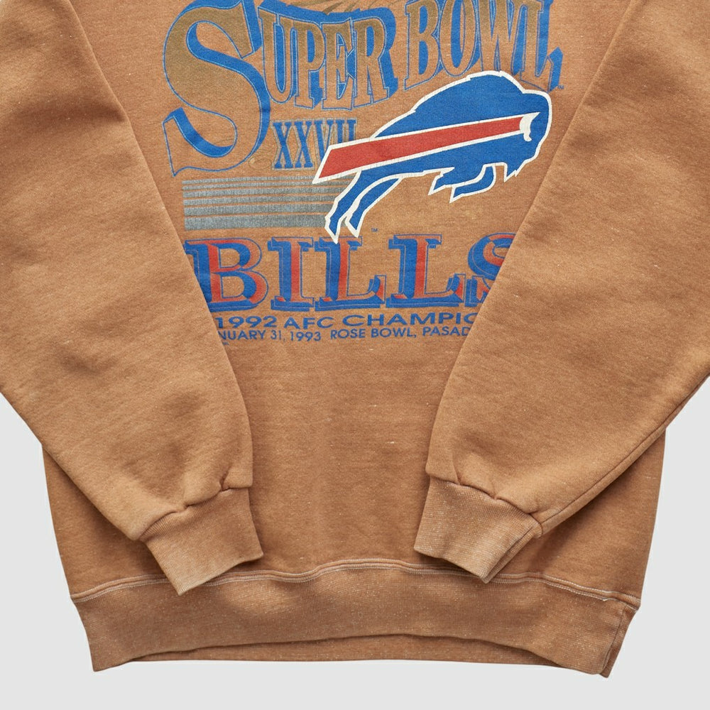 Fanatics Super Bowl XXVII Trench 1992 Pullover Sweatshirt Clay Vintage