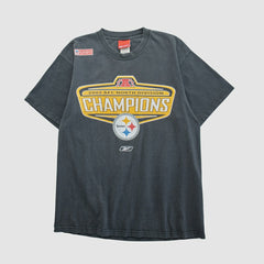 Fanatics Pittsburgh Steelers Reebok 2002 T-shirt Black Vintage
