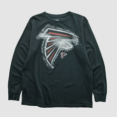 Fanatics Atlanta Falcons NFL 2010s Long Sleeve T-shirt Black Vintage