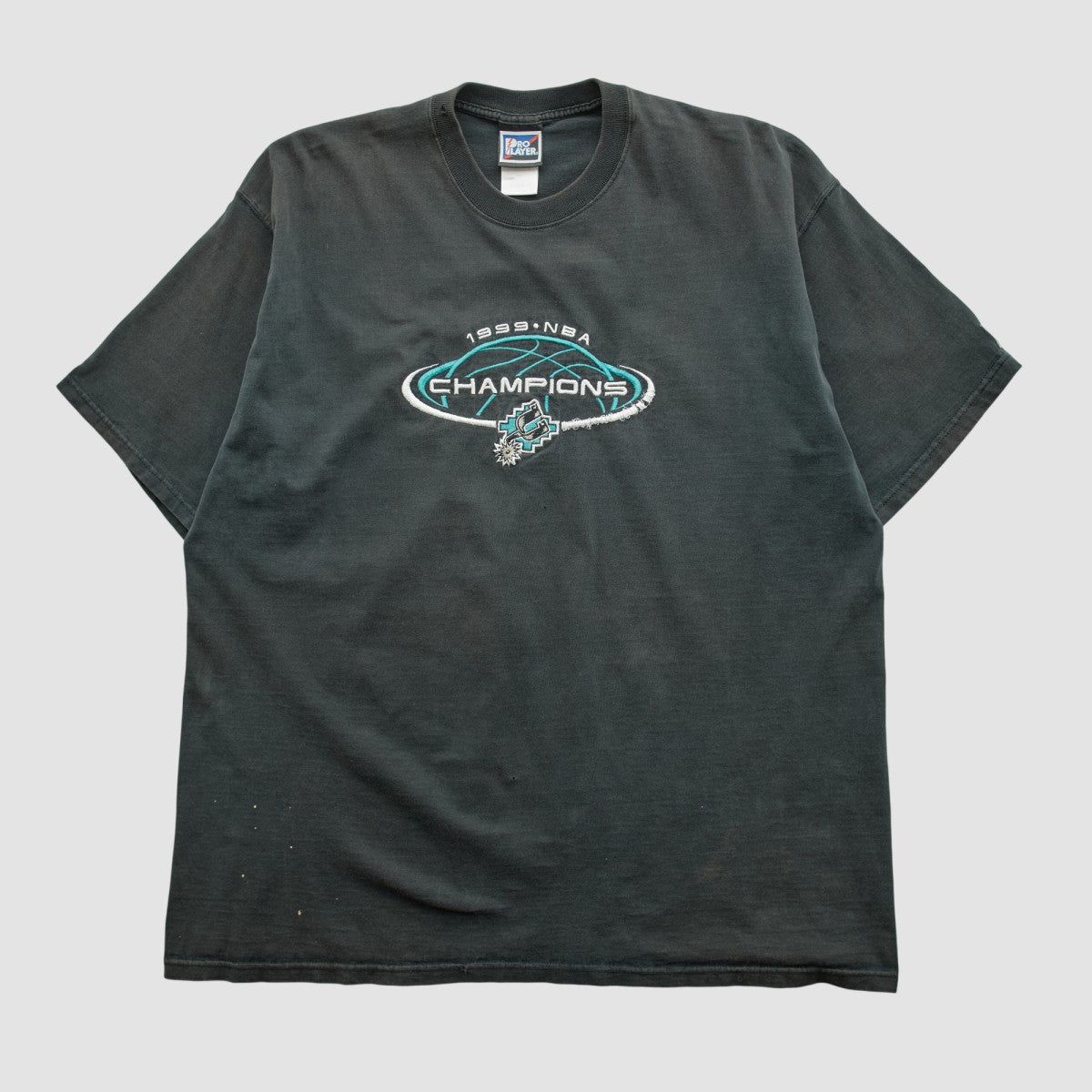 San Antonio Spurs Pro Player 1999 T-shirt Black Vintage | Vintage for sale