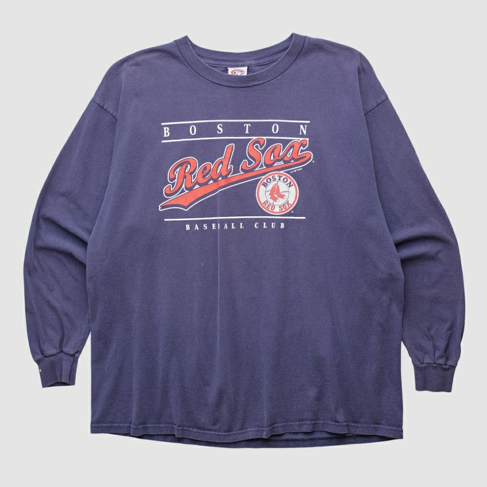 Boston Red Sox True Fan 2004 Long Sleeve T-shirt - Navy - Vintage - Fanatics Discount