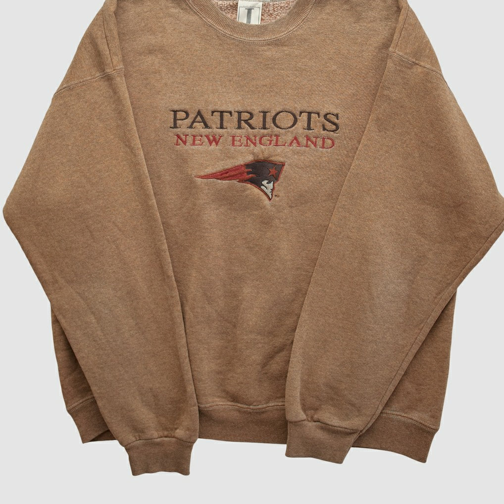 Fanatics New England Patriots Jostens 90s Pullover Sweatshirt Clay Vintage