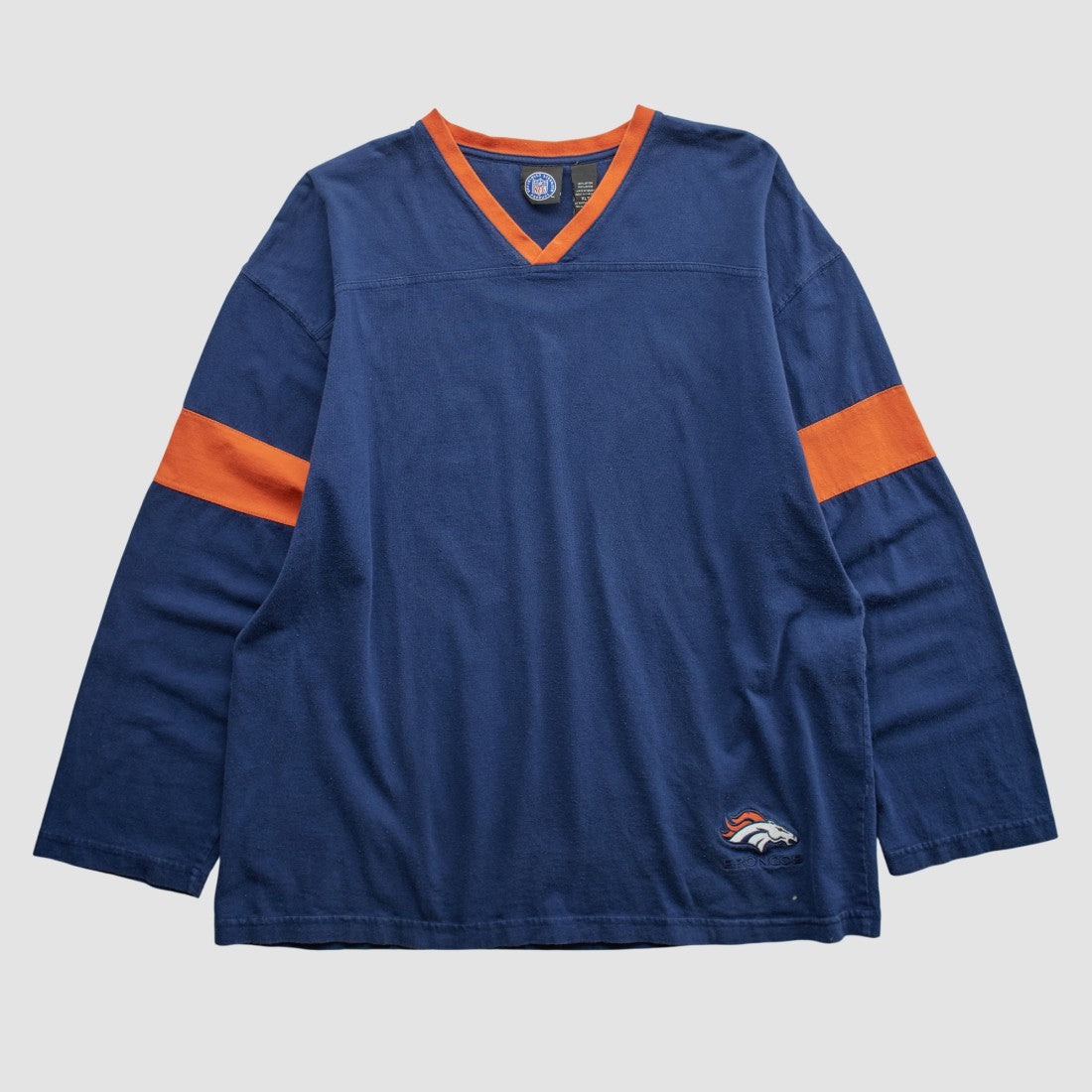 Fanatics Denver Broncos NFL 2000s Long Sleeve T-shirt Navy Vintage