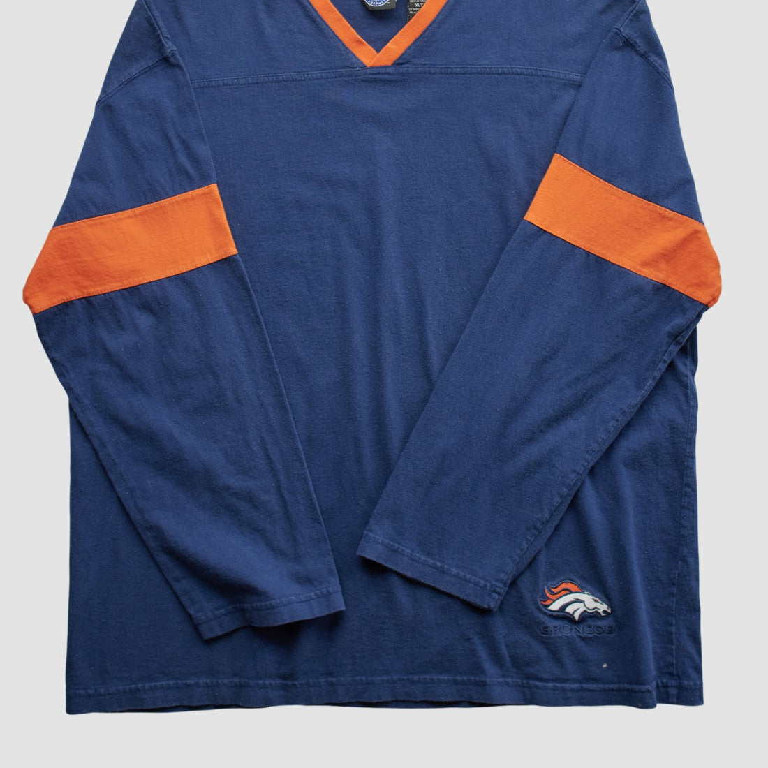 Fanatics Denver Broncos NFL 2000s Long Sleeve T-shirt Navy Vintage