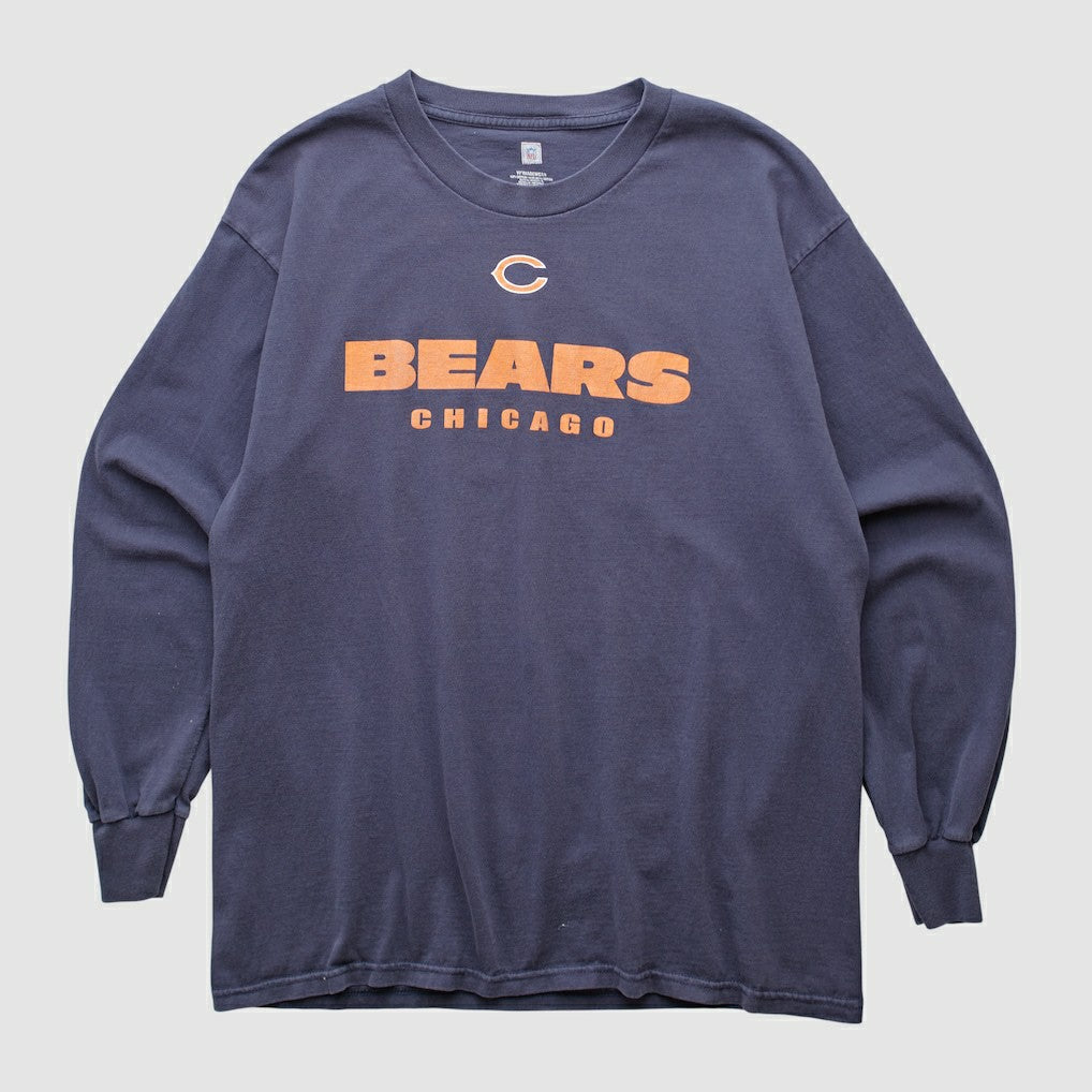Fanatics Chicago Bears NFL 2000s Long Sleeve T-shirt Navy Vintage