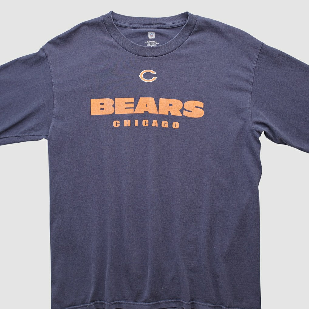Fanatics Chicago Bears NFL 2000s Long Sleeve T-shirt Navy Vintage