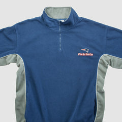 Fanatics New England Patriots NFL 2000s 1/4 Zip Sweatshirt Navy Vintage