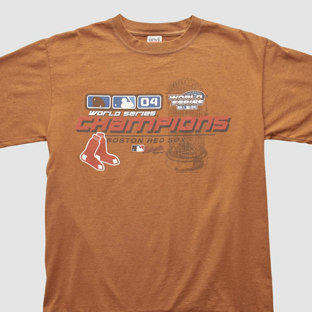 World Series Anvil 2004 T-shirt - Clay - Vintage - Fanatics Sale
