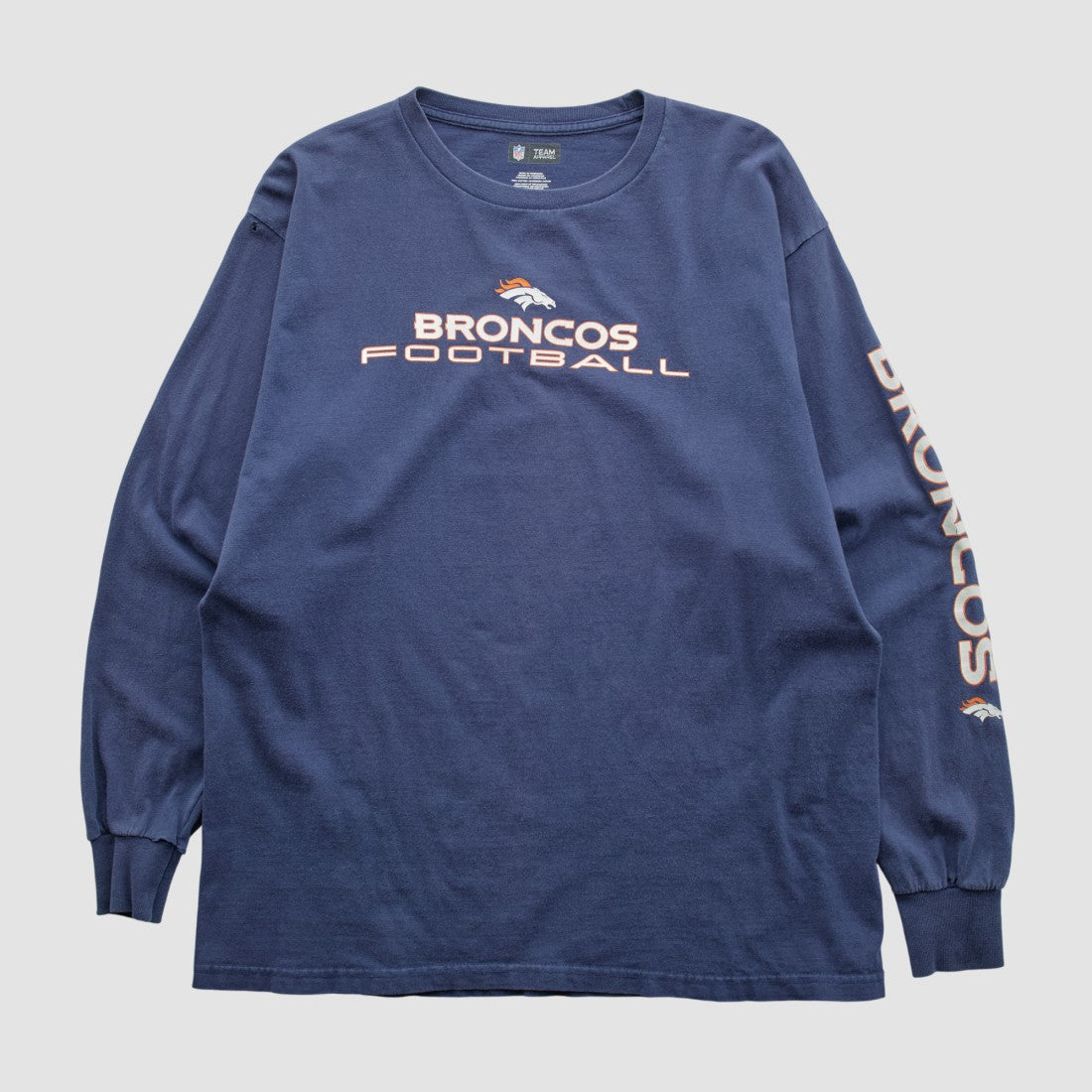 Fanatics Denver Broncos NFL 2010s Long Sleeve T-shirt Navy Vintage