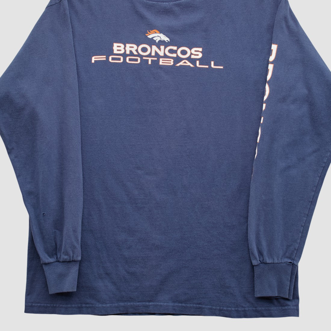 Fanatics Denver Broncos NFL 2010s Long Sleeve T-shirt Navy Vintage