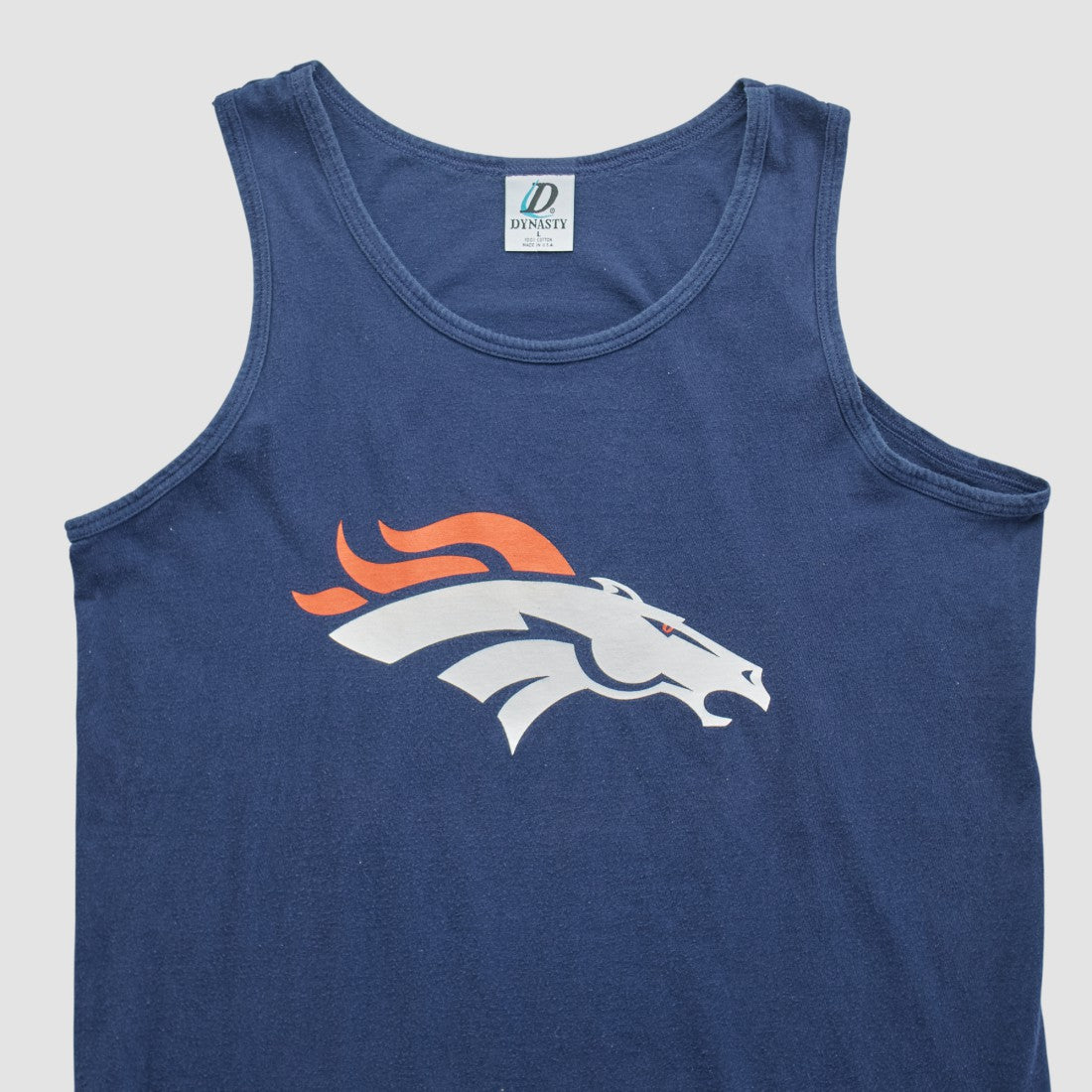 Fanatics Denver Broncos Dynasty 90s Tank Navy Vintage