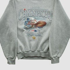 Fanatics American Football Conference Jerzees 2003 Pullover Sweatshirt Dark Heather Gray Vintage