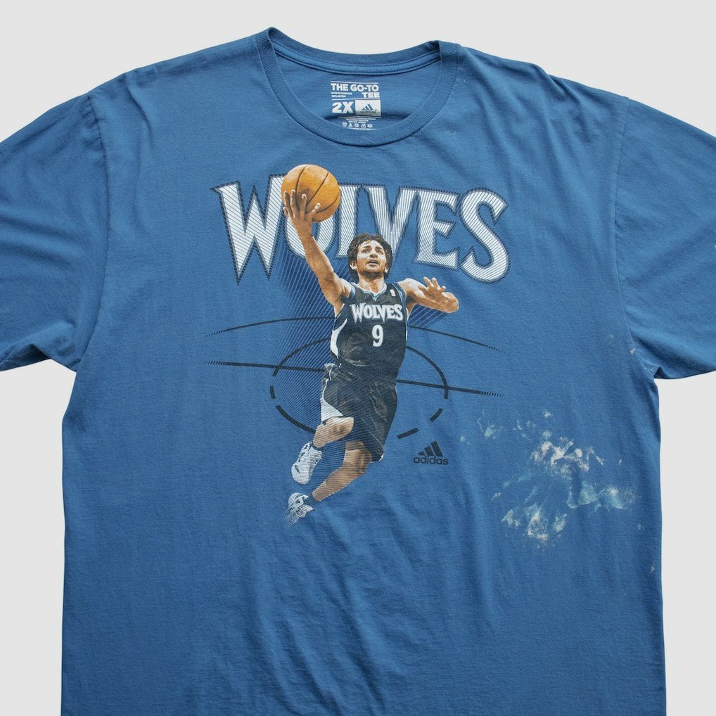 Minnesota Timberwolves 2010s T-shirt Blue Vintage | Adidas Near Me