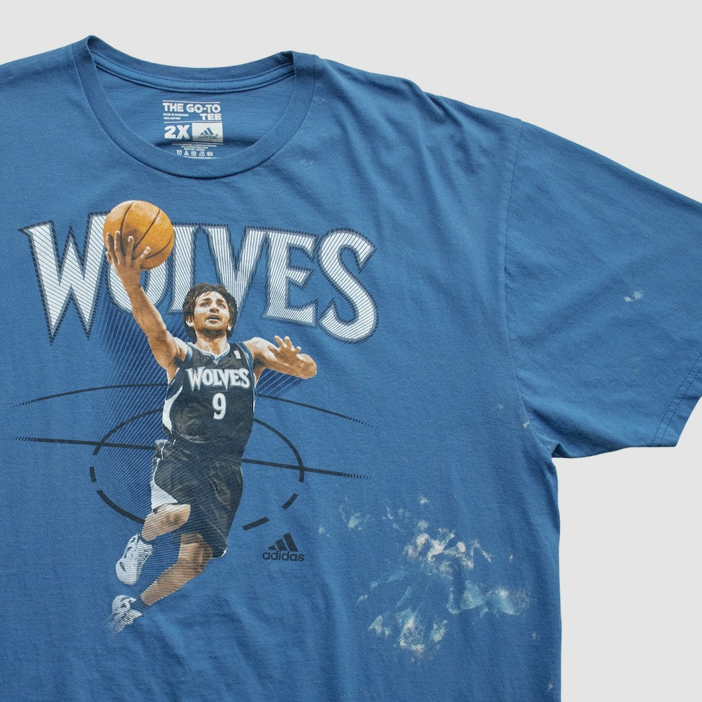 Minnesota Timberwolves 2010s T-shirt Blue Vintage | Adidas Near Me