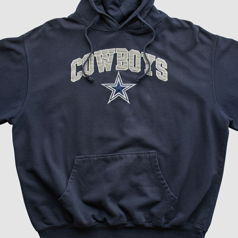 Fanatics Dallas Cowboys Cowboys Authentic Apparel 2010s Hooded Pullover Sweatshirt Navy Vintage