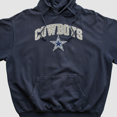 Fanatics Dallas Cowboys Cowboys Authentic Apparel 2010s Hooded Pullover Sweatshirt Navy Vintage