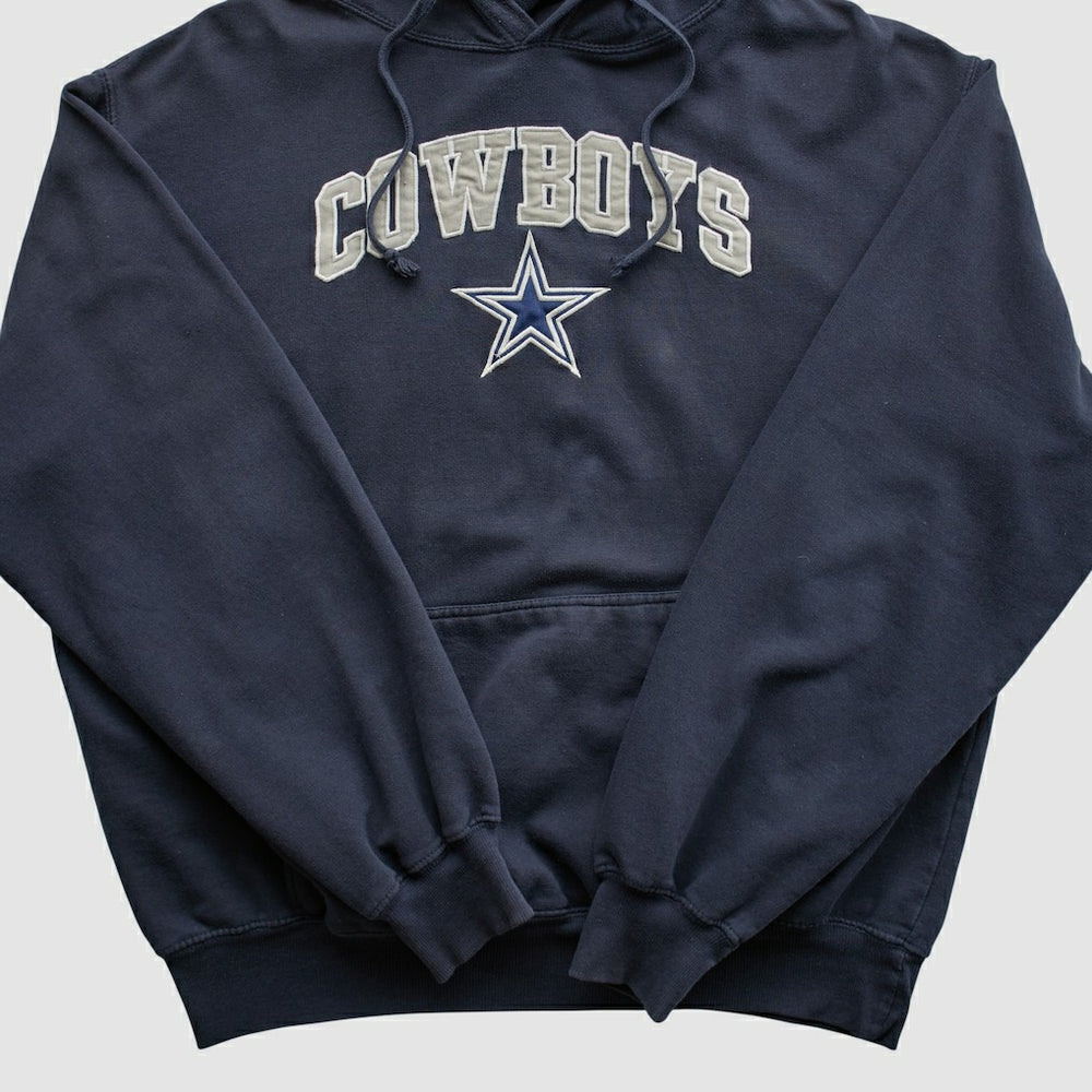 Fanatics Dallas Cowboys Cowboys Authentic Apparel 2010s Hooded Pullover Sweatshirt Navy Vintage
