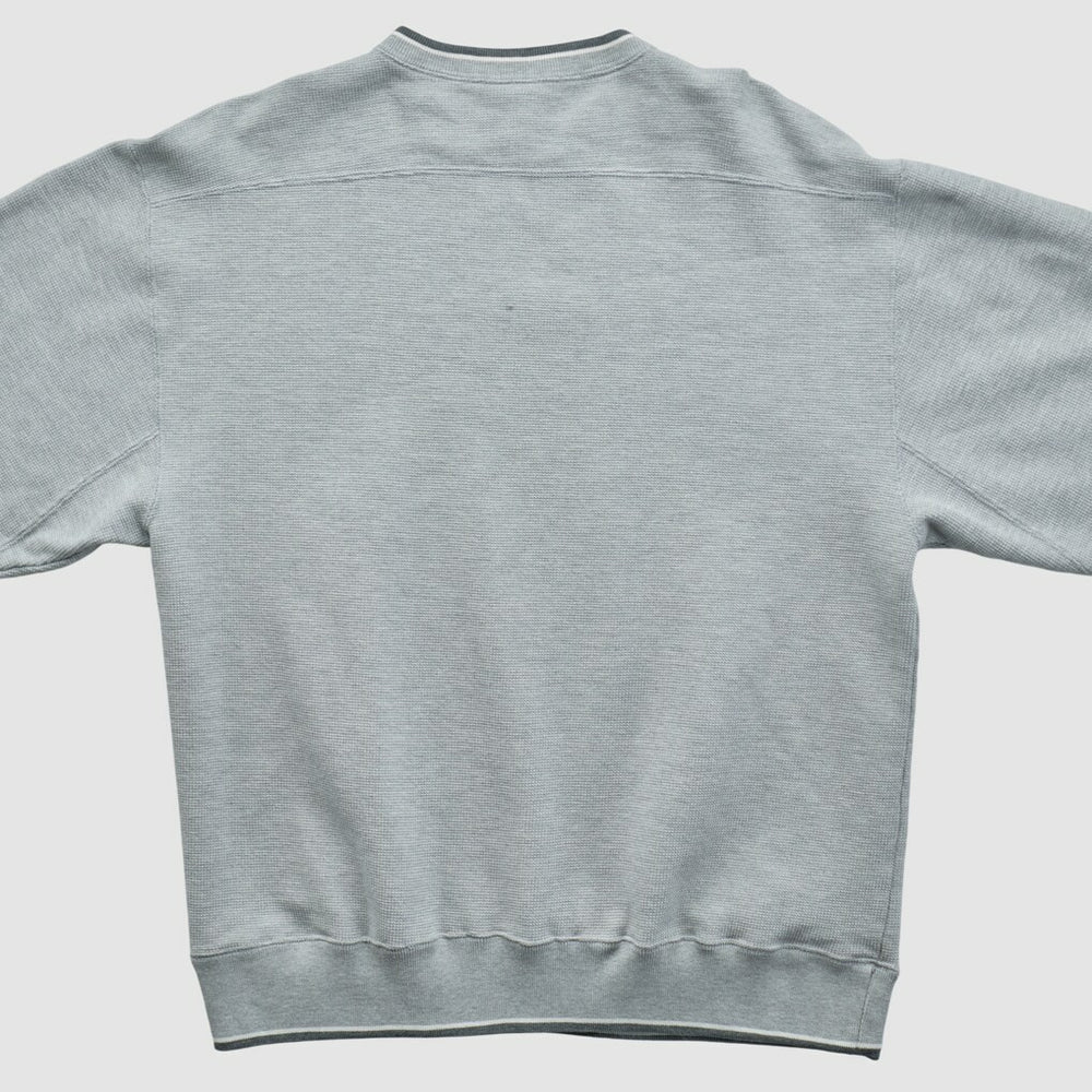 Fanatics Denver Broncos Champion 2000s Pullover Sweatshirt Heather Gray Vintage
