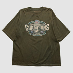 Fanatics NFC Conference Champs 2004 T-shirt Brown Vintage