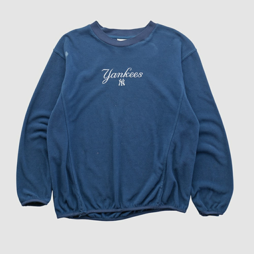 New York Yankees Lee Apparel 2000s Pullover Sweatshirt - Navy - XVintage - Fanatics Online