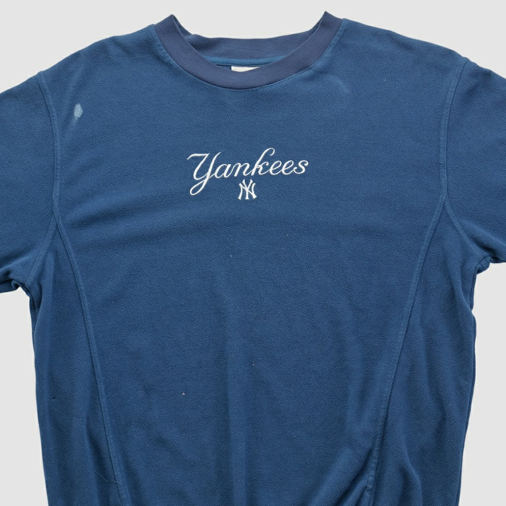 New York Yankees Lee Apparel 2000s Pullover Sweatshirt - Navy - XVintage - Fanatics Online