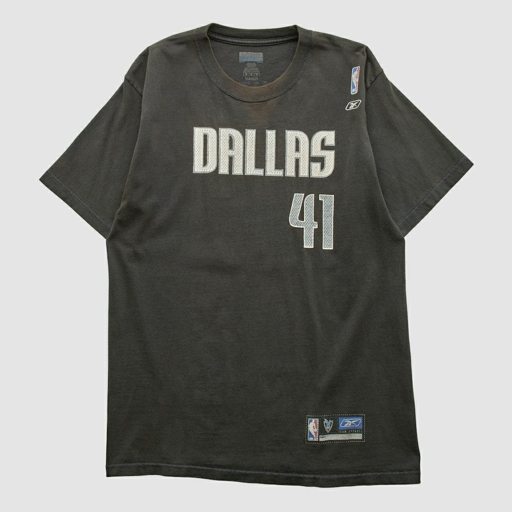 Dallas Mavericks Reebok 2000s T-shirt for sale Black Vintage | Vintage US