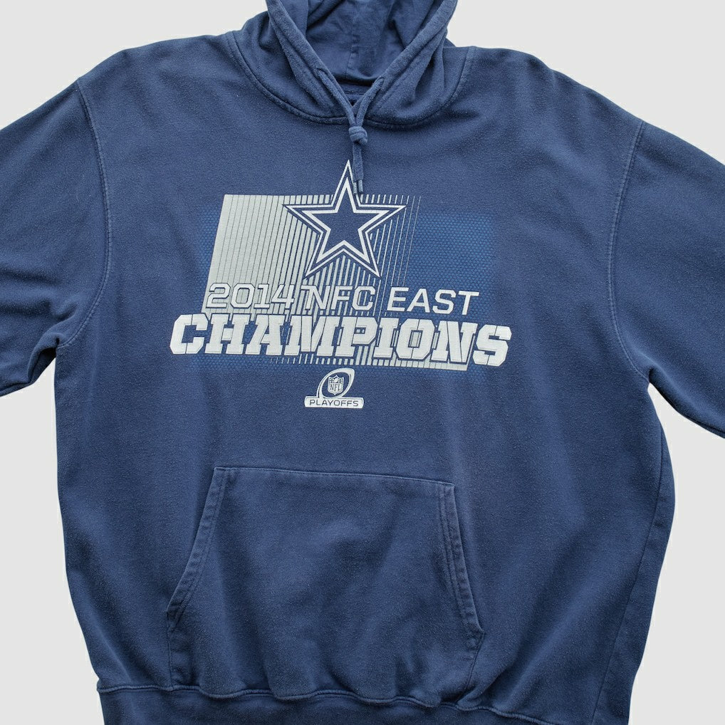 Fanatics NFC East Champions 2014 Hooded Pullover Sweatshirt Navy Vintage