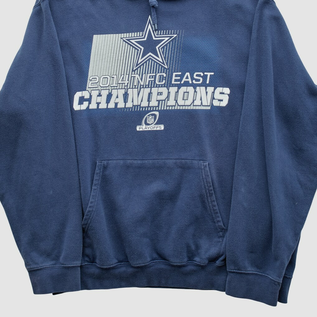 Fanatics NFC East Champions 2014 Hooded Pullover Sweatshirt Navy Vintage